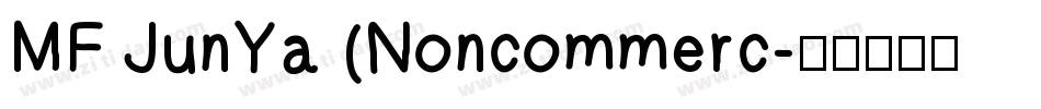 MF JunYa (Noncommerc字体转换